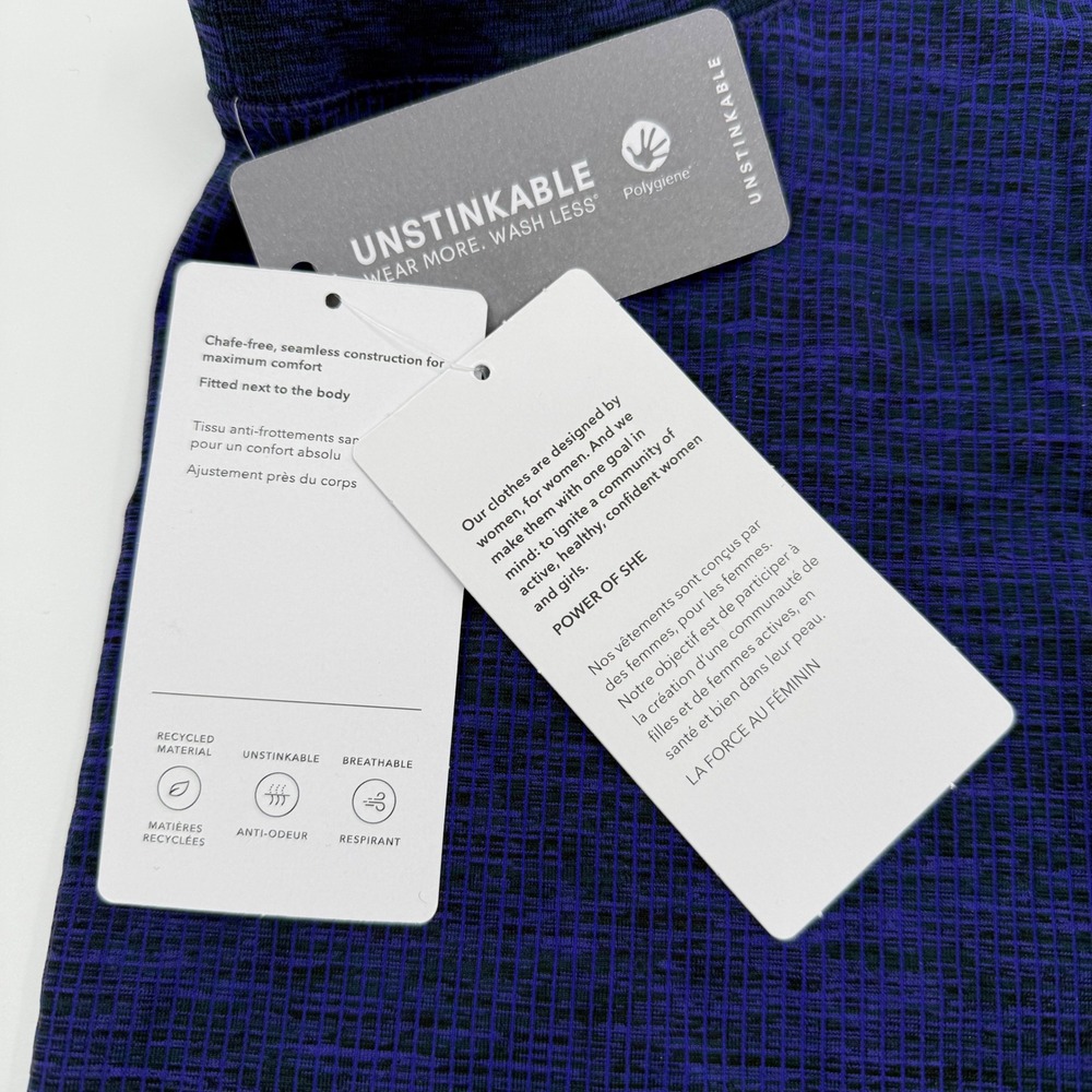 Athleta Renew Racerback Tank Space Dye Heather Purple XS 466471-01-2-0001 - Picture 5 of 6